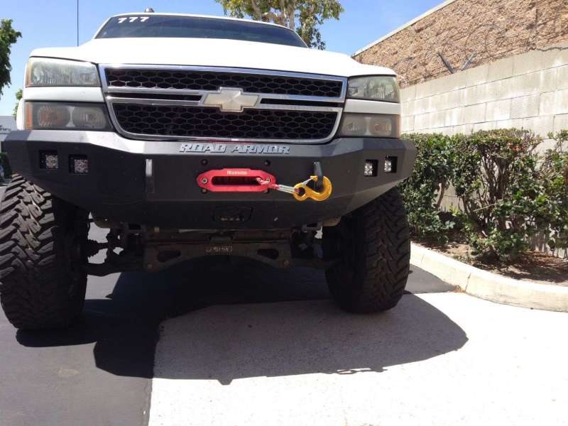 Chevrolet 2500 Front Bumper - Road Armor - Stealth Winch - Tex Blk - `03-`07